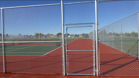 Chain Link Fence in Sports Facility Perimeters