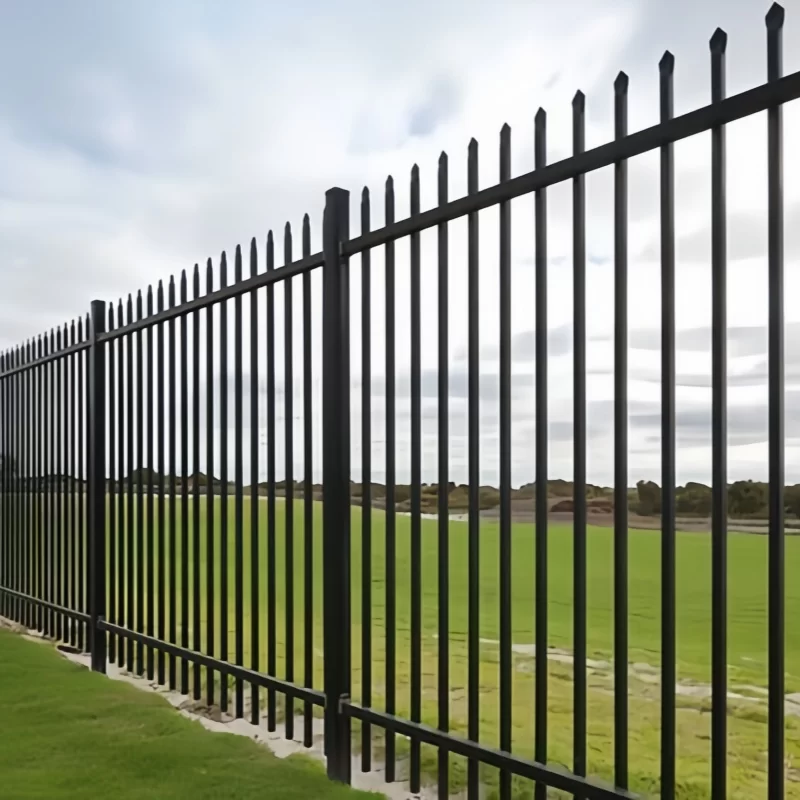Pressed Top Steel Tubular Fence Panel–Classical Steel Fencing